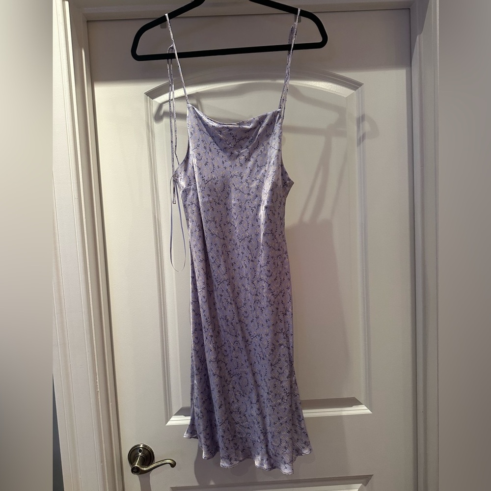 Zara Lavender Floral Dress